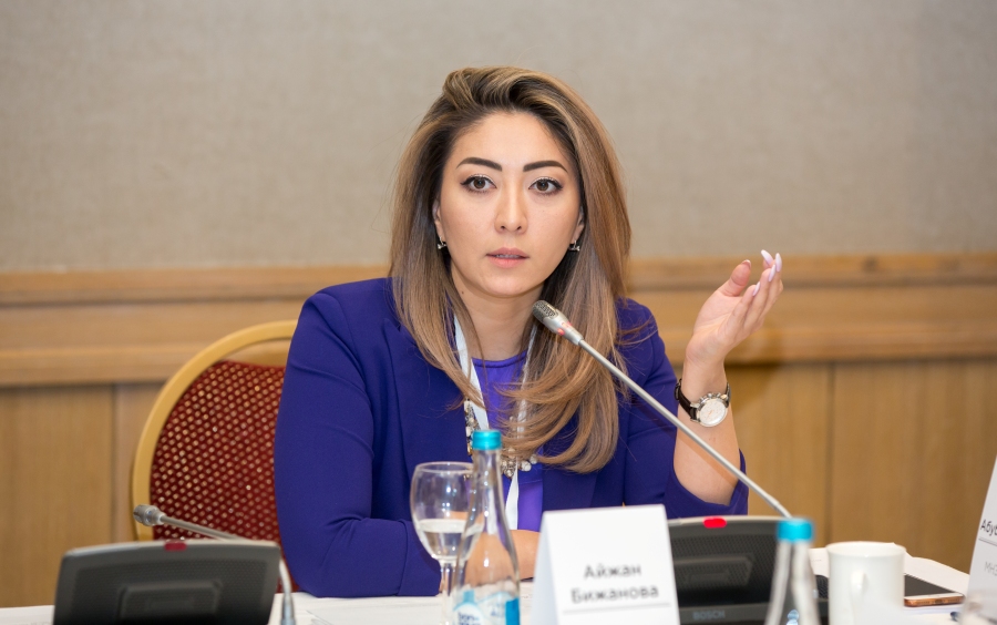 Айжан Бижанова, директор департамента по развитию торговли Министерства национальной экономики РК