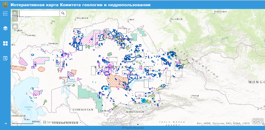 МИР РК запустило интерактивную карту по геологии и недропользованию Казахстана