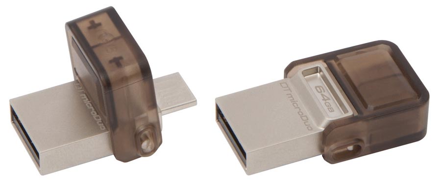 Kingston представила флешку с двойным интерфейсом USB для Android-смартфонов и планшетов 