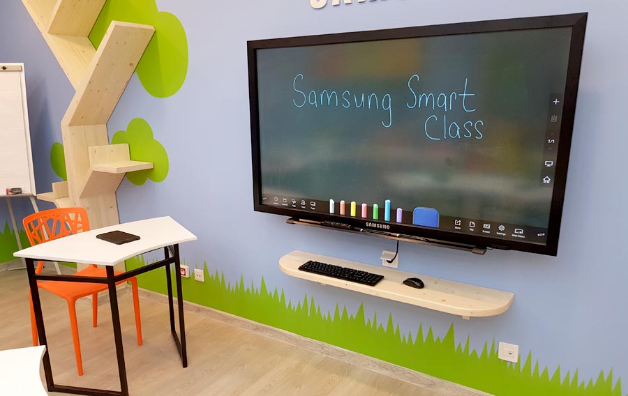 Samsung открыла инновационный класс для онкобольных детей
