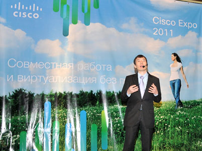 Cisco Expo 2011: выступление Айдара Даулетова 