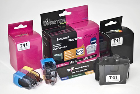 Bursten — использует в своих комплектах Plug-n-Print  высококачественные чернила ОСР