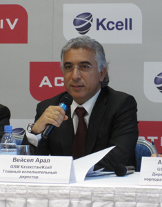 Вейсел Арал, главный исполнительный директор Kcell, доволен итогами 2009 года