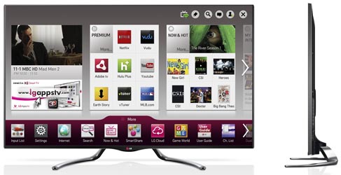 LG продемонстрировала новые модели телевизоров с функцией Google TV на CES 2013
