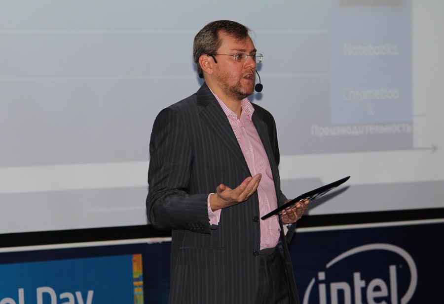 Михаил Чайка на Intel Channel Day 2013 в Алматы