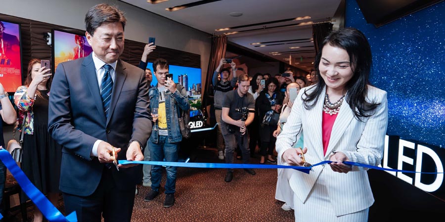 Samsung презентовала новый кинотеатр QLED 8K в Алматы