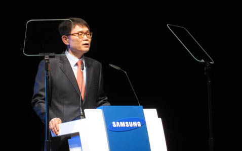 Samsung CIS Forum 2012 - выступление Джан Санг Хо, президента штаб-квартиры СНГ